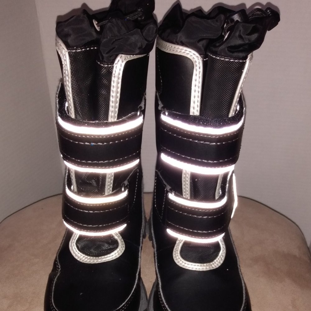 WINTER BOOTS LAND END KIDS SNOW BOOTS SIZE US 3/9